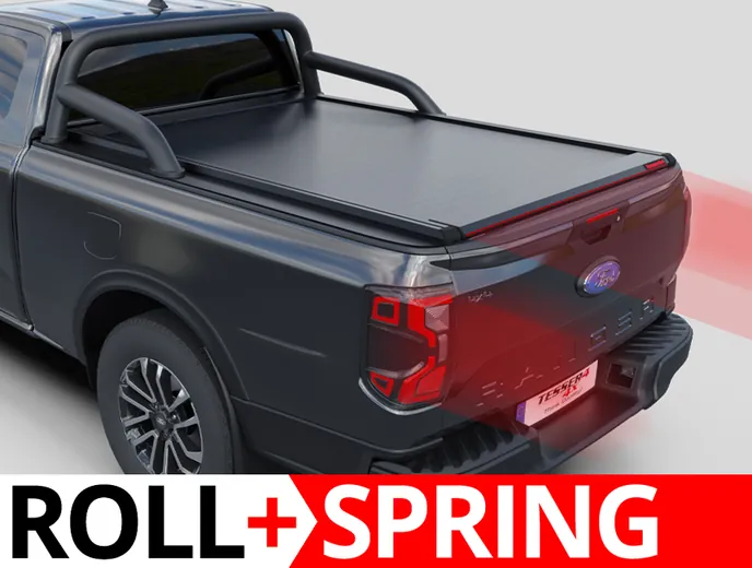 Tessera Roll+: Rugós rásegítésű elhúzható rolós platófedél