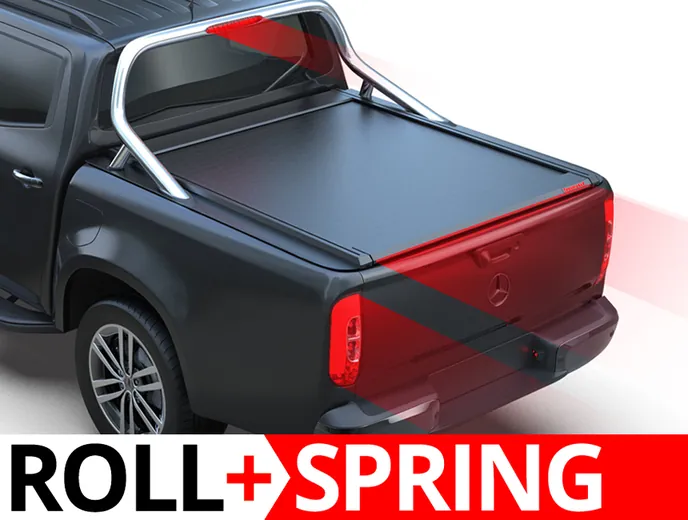 Tessera Roll+: Rugós rásegítésű elhúzható rolós platófedél