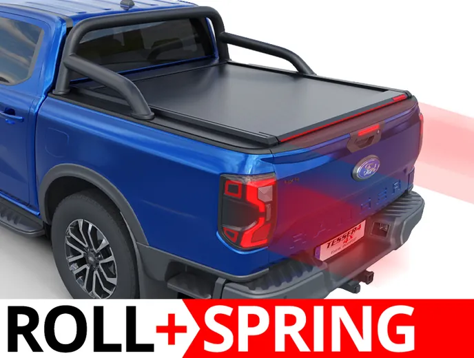 Tessera Roll+: Rugós rásegítésű elhúzható rolós platófedél