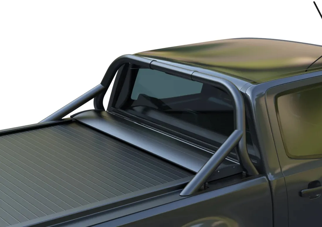 Matt fekete rozsdamentes acél Sport Design másfél lábas bukócső (RB 4063 INOX BLACK)