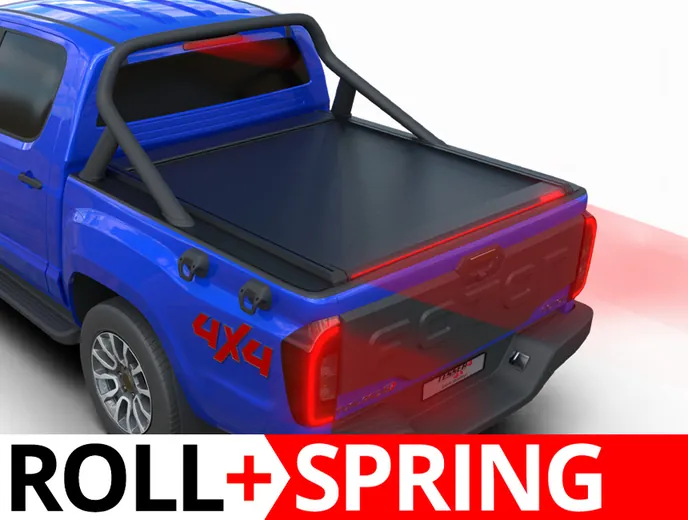 Tessera Roll+: Rugós rásegítésű elhúzható rolós platófedél