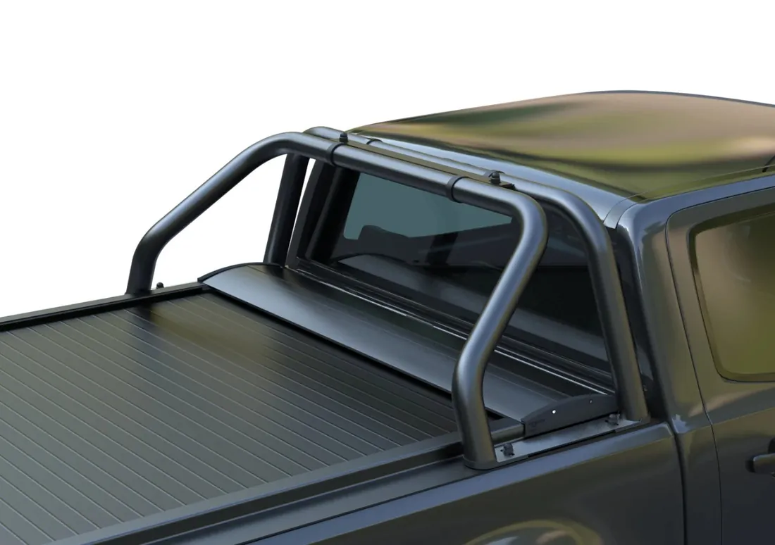 Matt fekete rozsdamentes acél kétlábas bukócső (RB 4072 INOX BLACK)