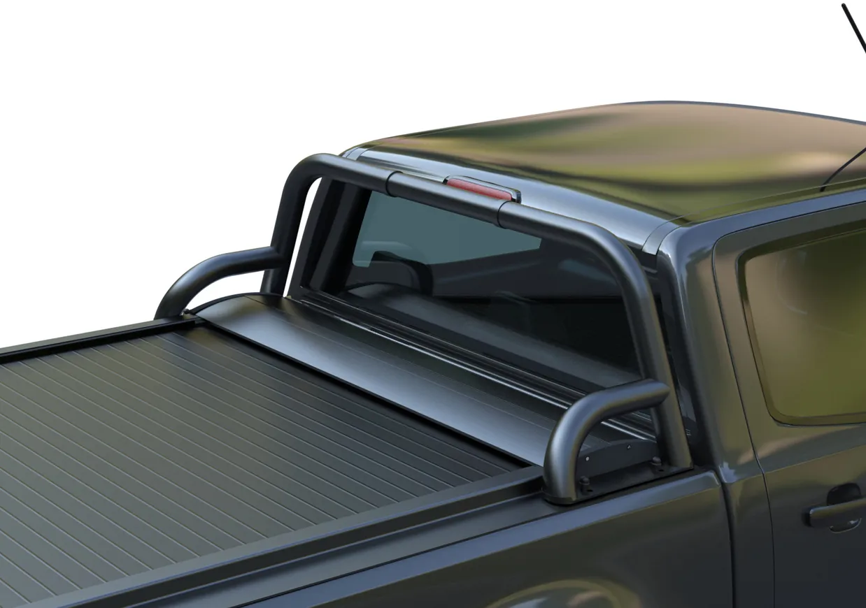 Matt fekete rozsdamentes acél másfél lábas bukócső (RB 406 INOX BLACK)